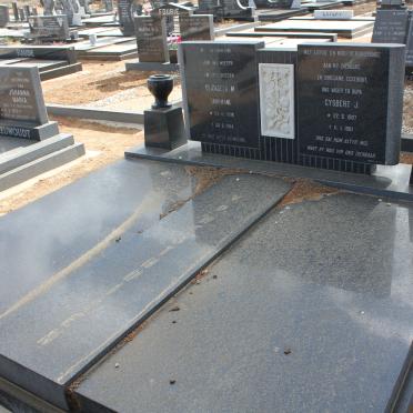 WESTHUIZEN Gysbert J., v.d. 1907-1981 &amp; Elizabeth M. BORMAN 1906-1984