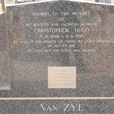 ZYL Christopher Hugo, van 1899-1955 &amp; Louie STEENKAMP 1901-1998