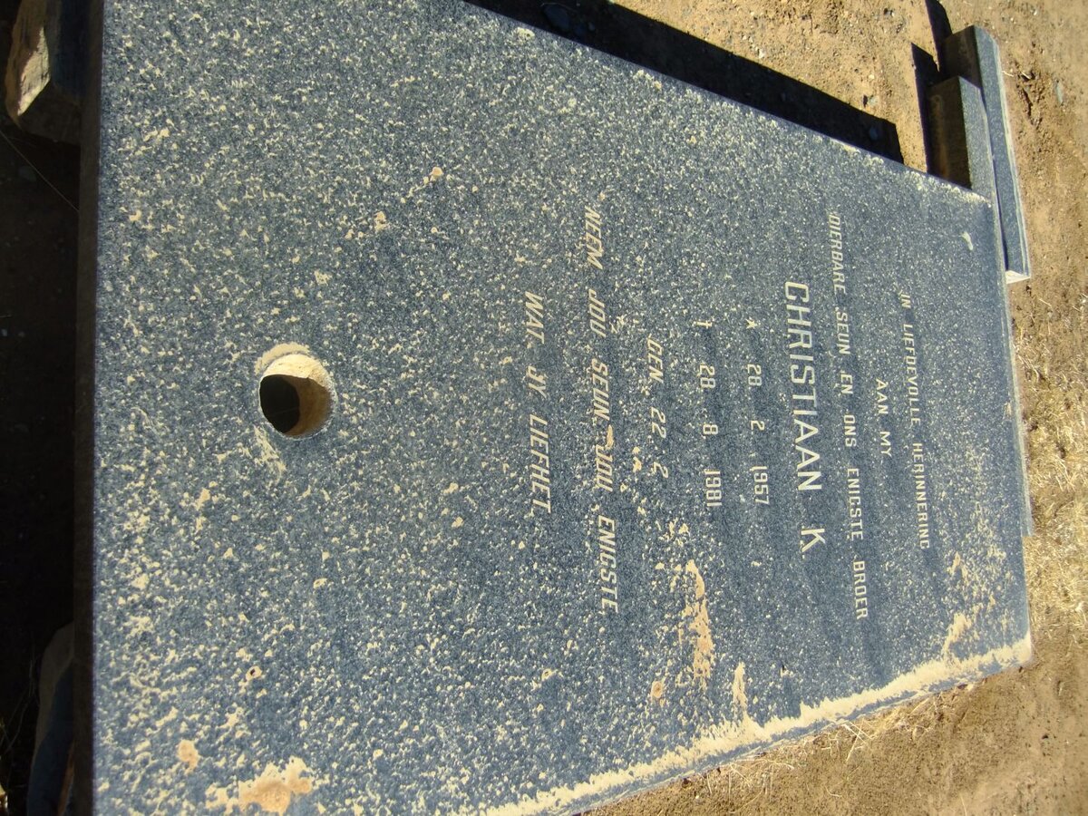 ? Christiaan K. 1957-1981