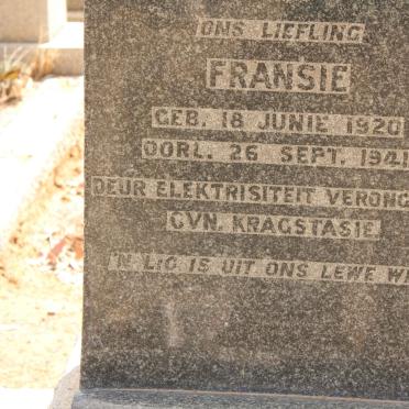 ? Fransie 1920-1941