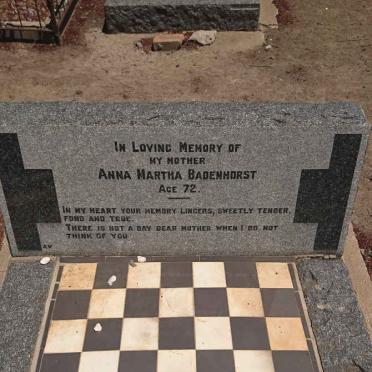 BADENHORST Anna Martha 