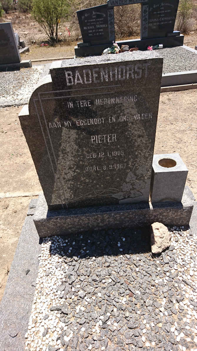 BADENHORST Pieter 1905-1967