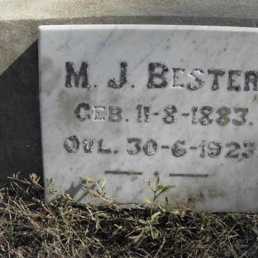 BESTER M.J. 1883-1923