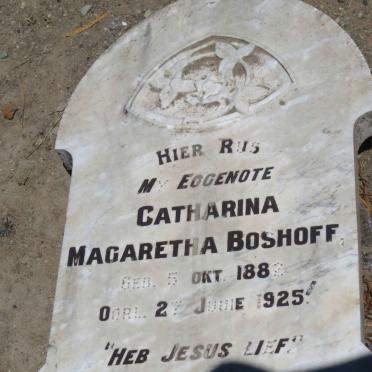 BOSHOFF Catharina Magaretha 1882-1925