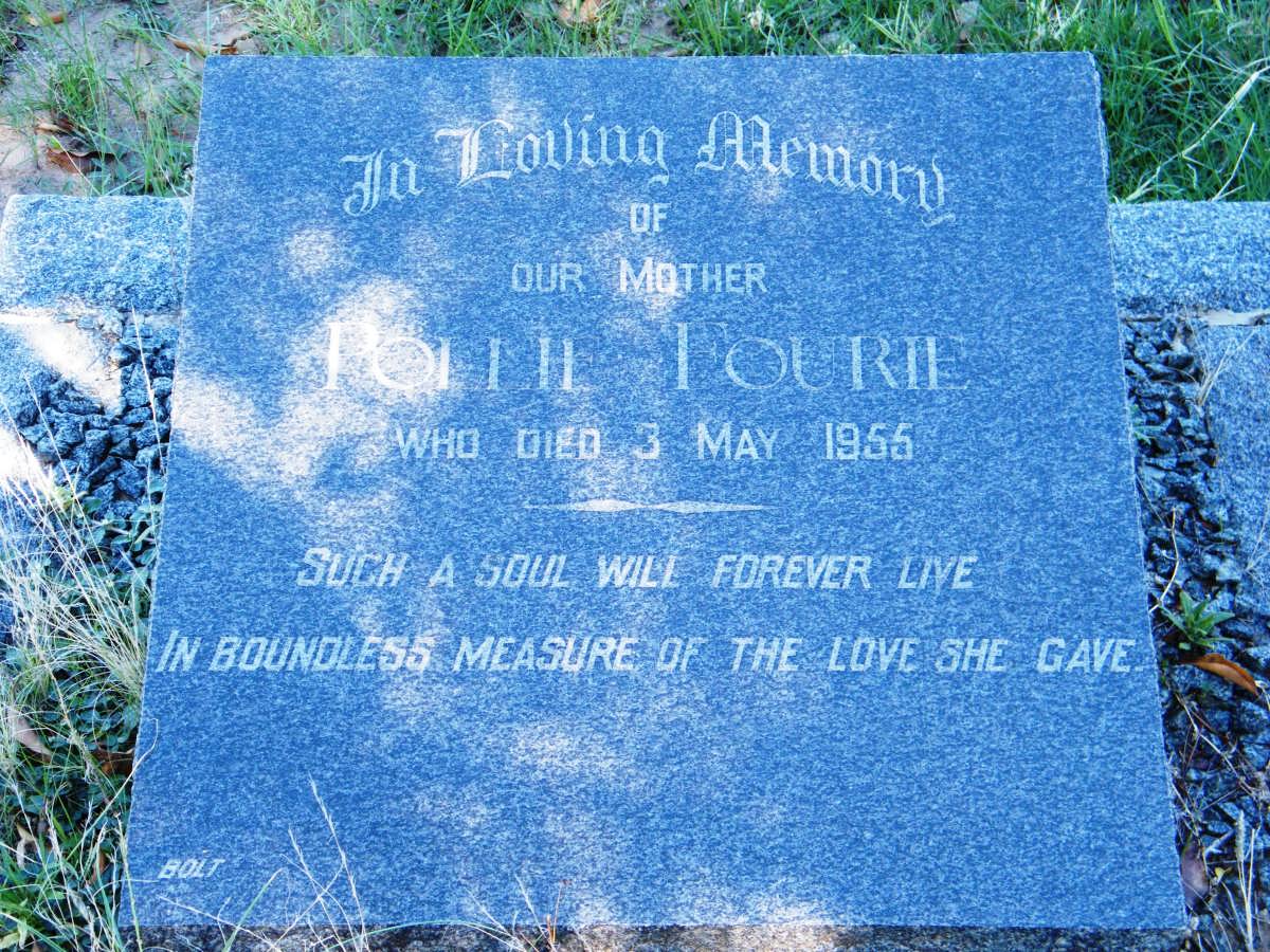 FOURIE Pollie -1955
