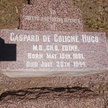 HUGO Gaspard de Coligne 1881-1944