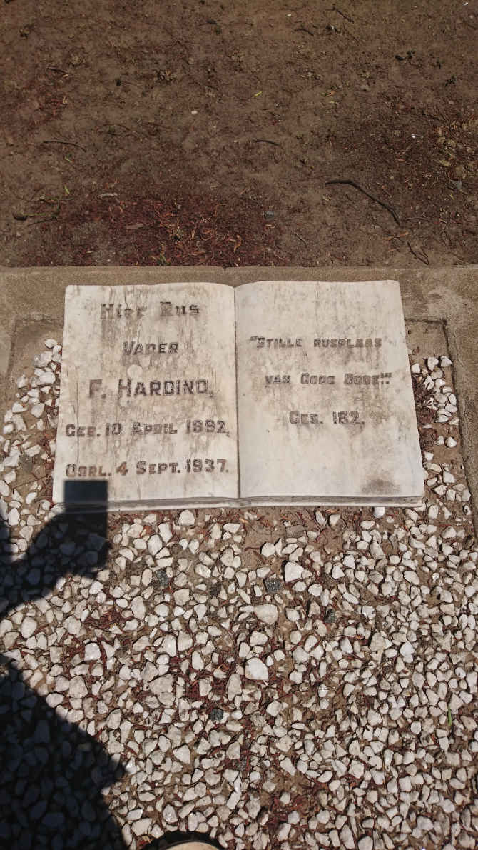 HARDING F. 1892-1937