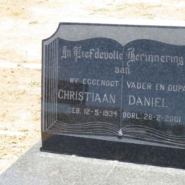 JACOBS Christiaan Daniel 1934-2001 &amp; Elizabeth Magdalena 1938-