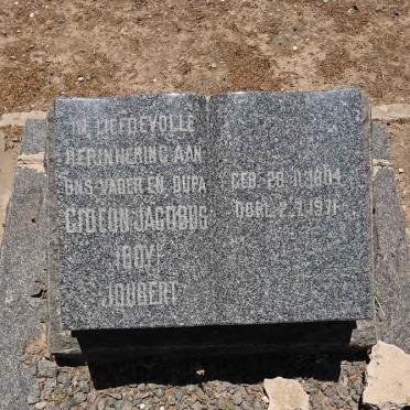 JOUBERT Gideon Jacobus 1904-1971