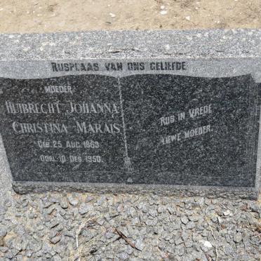 MARAIS Huibrecht Johanna Christina 1859-1950