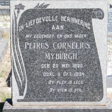MYBURGH Petrus Cornelius 1890-1954