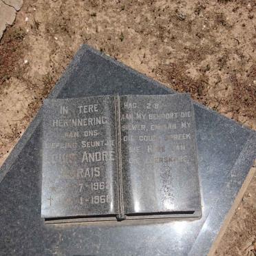 MARAIS Louis Andre 1962-1968