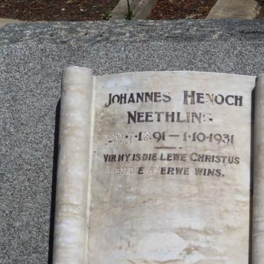 NEETHLING Johannes Henoch 1891-1931