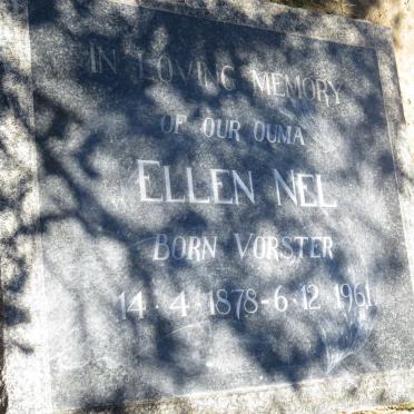 NEL Ellen nee VORSTER 1878-1961