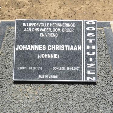 OOSTHUIZEN Johannes Christiaan 1932-2007