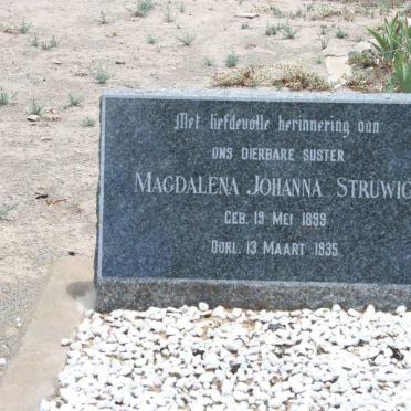 STRUWIG Magdalena Johanna 1899-1935