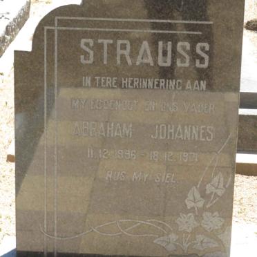 STRAUSS Abraham Johannes 1896-1971