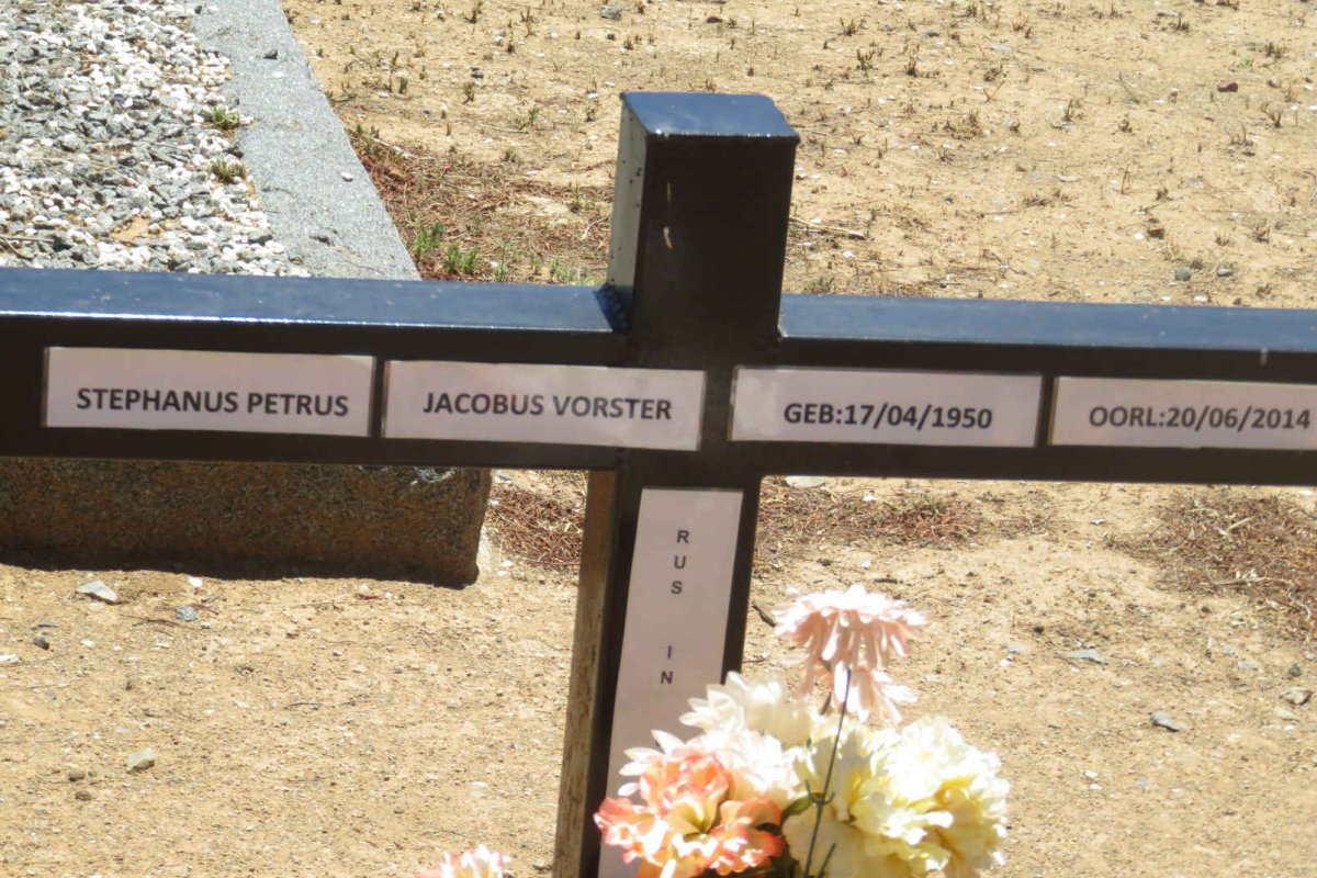 VORSTER Stephanus Petrus Jacobus 1950-2014