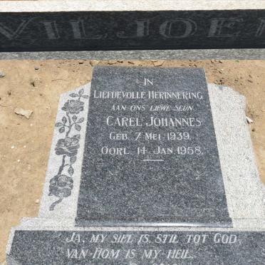 VILJOEN Carel Johannes 1939-1958