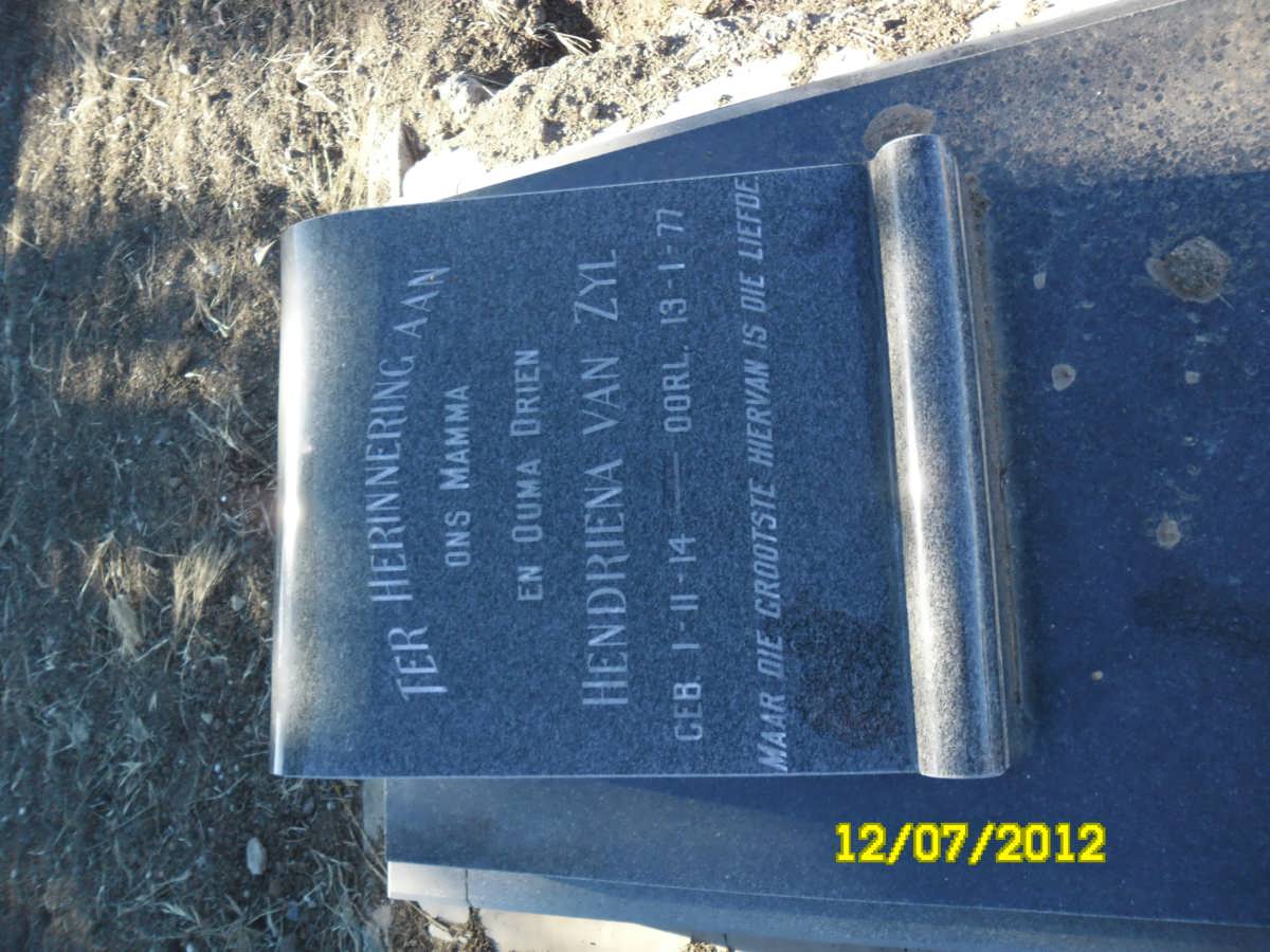 ZYL Hendriena, van 1914-1977