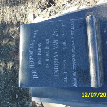 ZYL Hendriena, van 1914-1977