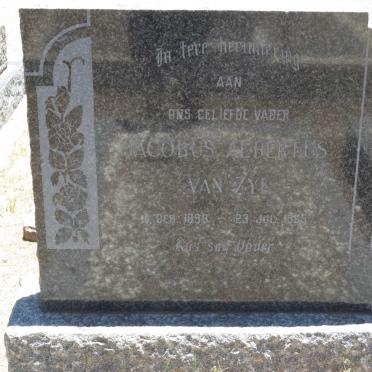 ZYL Jacobus Albertus, van 1898-1965