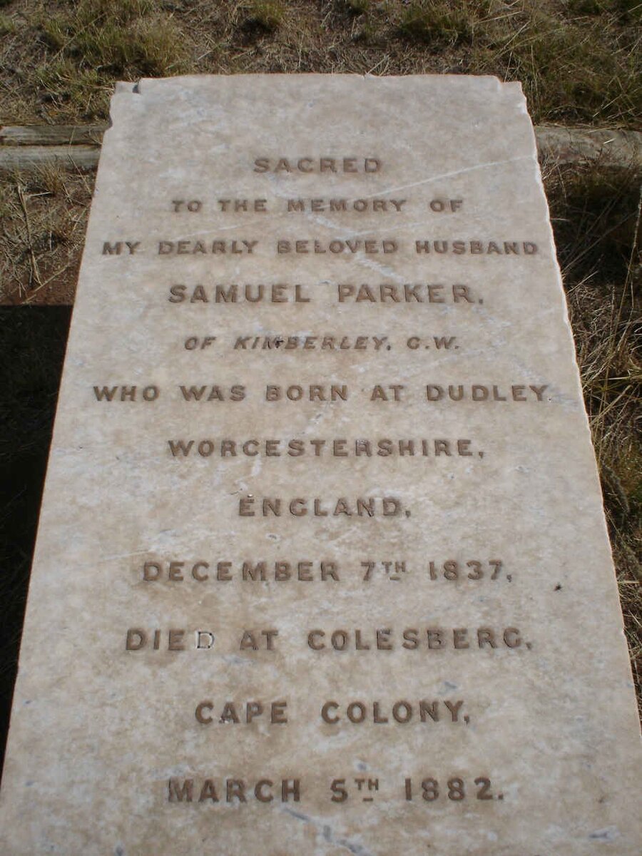 PARKER Samuel 1837-1882