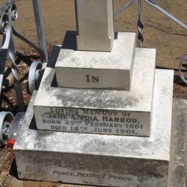 HARROD Jane Lydia 1861-1901