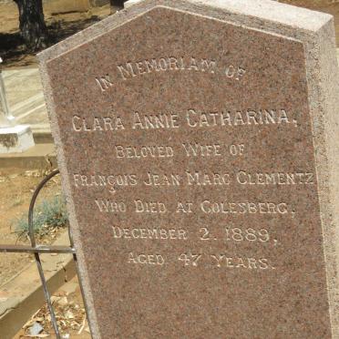 CLEMENTZ Clara Annie Catherina -1889