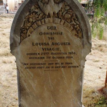 VISAGIE Louisa Augusta 1854-1884