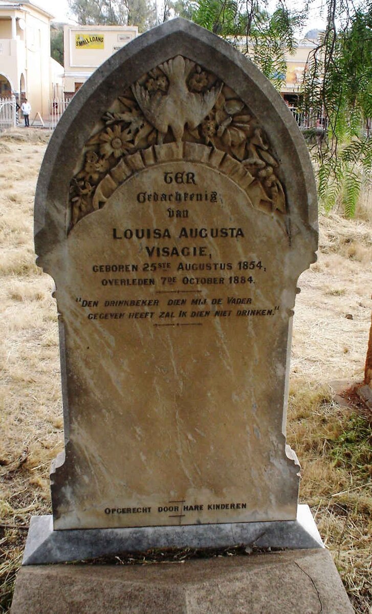 VISAGIE Louisa Augusta 1854-1884