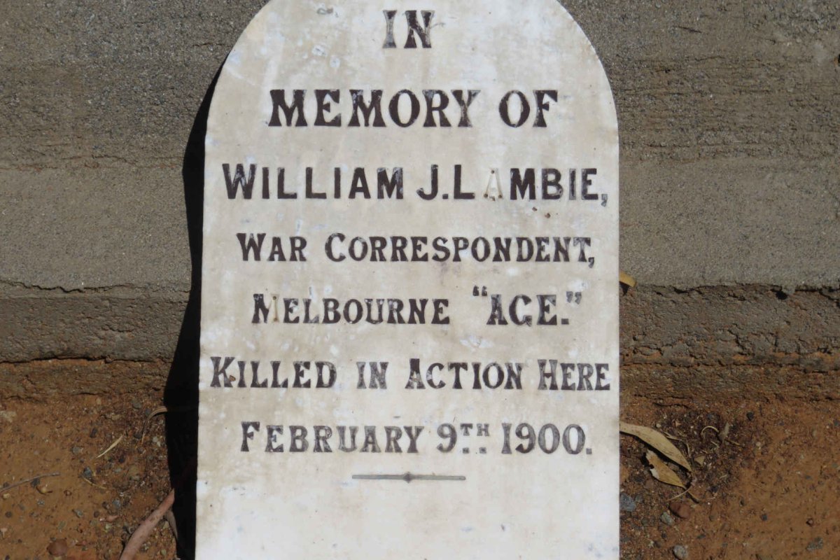 LAMBIE William J. -1900