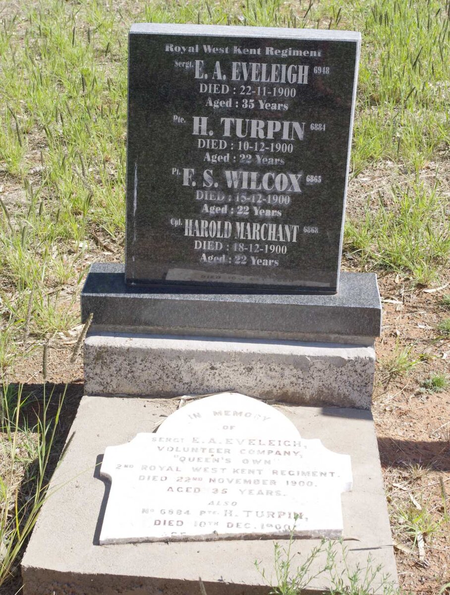 EVELEIGH E.A. -1900 :: TURPIN H. -1900 :: WILCOX F.S. -1900 :: MARCHANT Harold -1900
