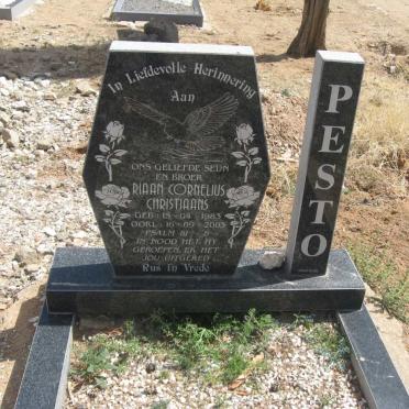 PESTO Riaan Cornelius Christiaans 1983-2003