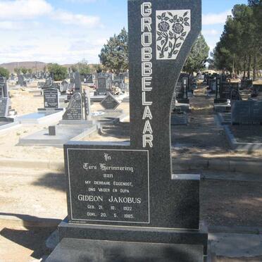 GROBBELAAR Gideon Jakobus 1922-1985