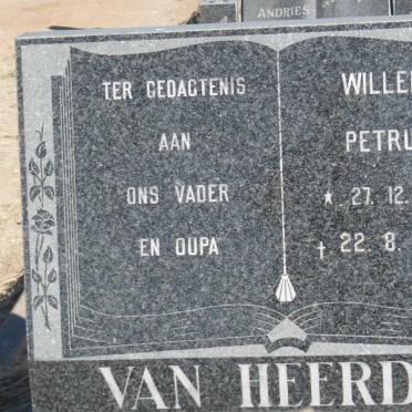 HEERDEN Willem Petrus, van 1917-1995 