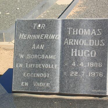 HUGO Thomas Arnoldus 1906-1976