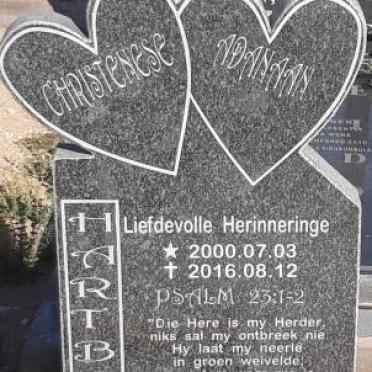 HARTBEES Christenese Adanaan 2000-2016