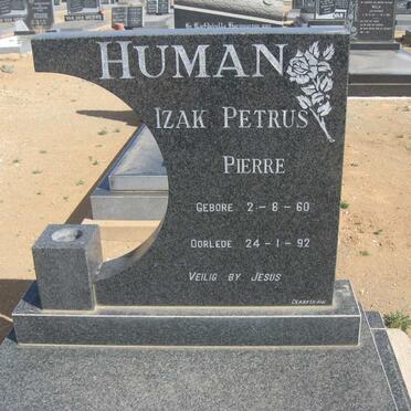 HUMAN Izak Petrus Pierre 1960-1992