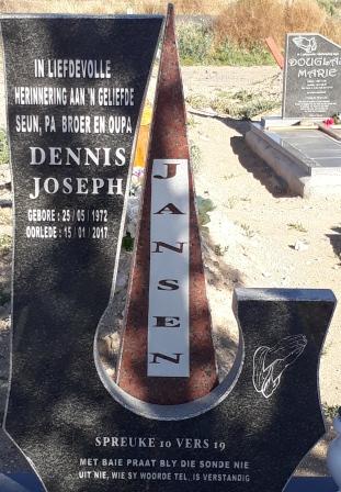JANSEN Dennis Joseph 1972-2017