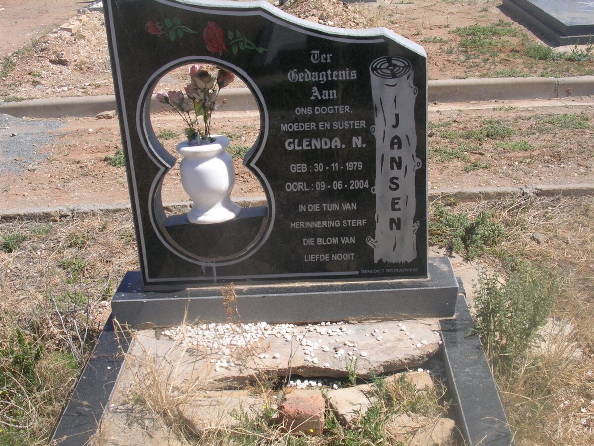 JANSEN Glenda N. 1979-2004