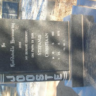 JOOSTE Stefanus Christiaan 1910-1975