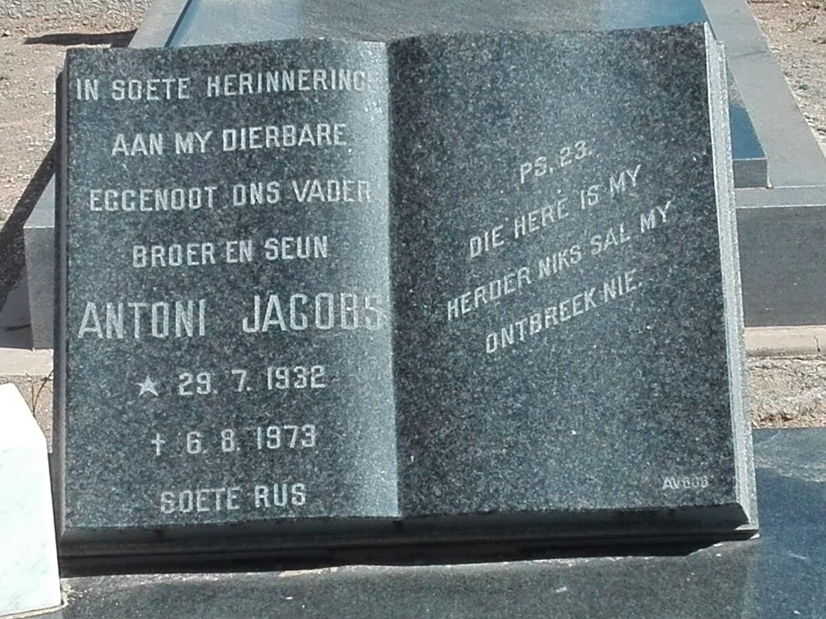 JACOBS Antoni 1932-1973