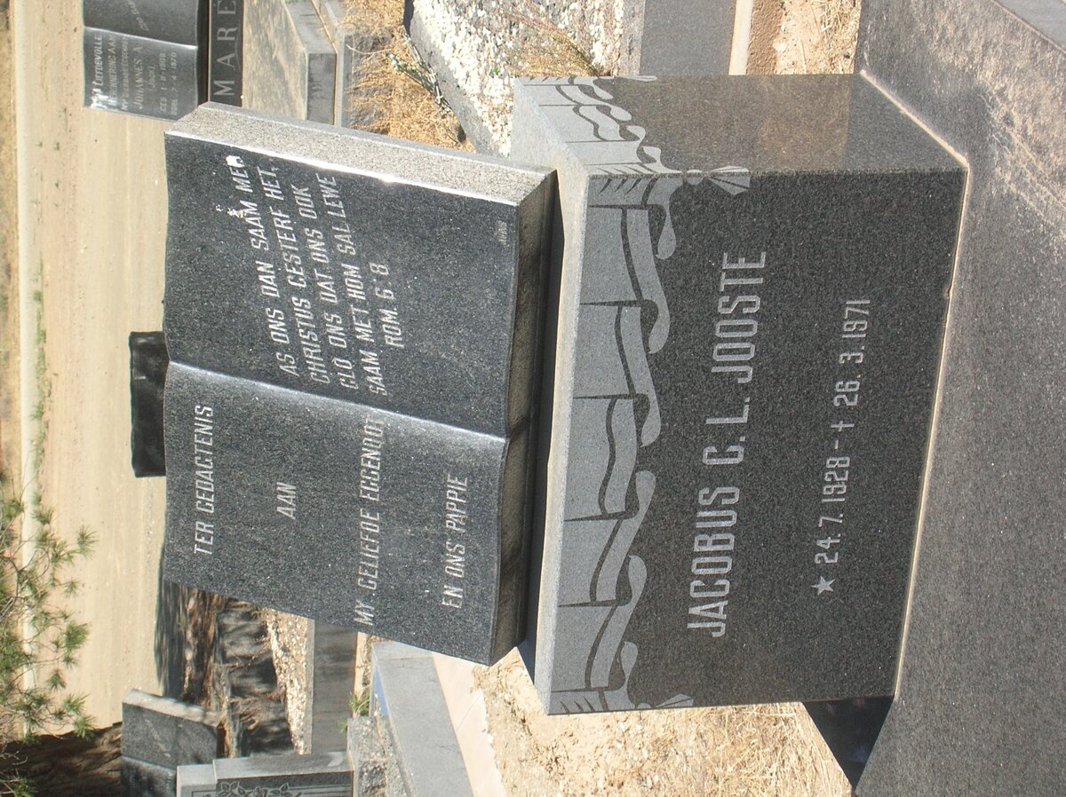 JOOSTE Jacobus C.L. 1928-1971