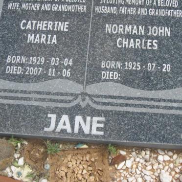JANE Norman John Charles 1925- &amp; Catherine Maria 1929-2007
