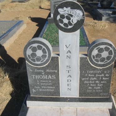 STADEN Thomas, van 1946-2009