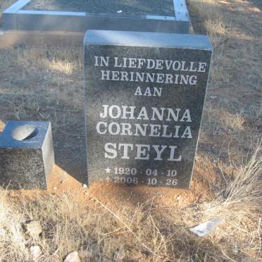 STEYL Johanna Cornelia 1920-2006