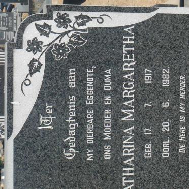 TOIT Catharina Margaretha, du 1917-1982