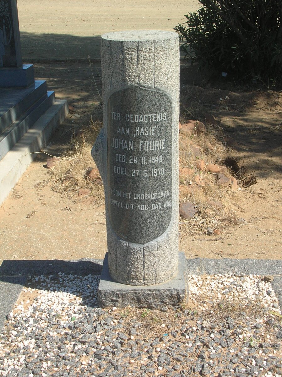 FOURIE Johan 1948-1970