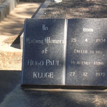 KLUGE Hugo Paul 1904-1972